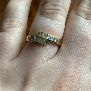 14k CZ ring